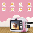 Kids Camera, SUZIYO Children Digital Selfie Video Camcorder 1080P Dual Lens 2.4 Inch HD, Birthday Christmas Electronic Gifts Toys for Age 3-9 Years Old Toddlers Girls Boys with 32G TF Card,Pink by TinyTreasures Baby Boutique