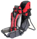 ClevrPlus Cross Country Baby Backpack Carrier, Red, Toddler Hiking Backpack with Comfortable Seat, Adjustable Straps & Belt, Foldable Frame Lightweight Large Capacity Child Carrier for Outdoor by TinyTreasures Baby Boutique