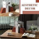 Marble Book Ends Decorative, Unique Bookends for Shelves，Bookends to Hold Heavy Books Durable Book Holder Stopper for Home Office Desk Bookshelf Decoration, Set of 2, Rosso Francia by CozyNest Decor