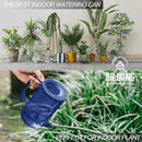 Small Watering Can Indoor Plants with Long Spout (1L, Blue) by GreenHaven Gardens