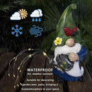 Garden Gnomes Outdoor with LED Solar Light - 11’’Spring Gnomes Decorations for Home/Yard/Patio with Lantern - Solar Garden Statues (Teapot gnome) by CozyNest Decor