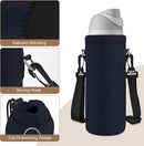 AUPET Water Bottle Bag Carrier,24oz/32oz Insulated Neoprene bottle Sling Holder Case Pouch Cover for 1000ML/750ML Bottles with Shoulder Strap for walking by TinyTreasures Baby Boutique