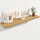 Fun Memories Floating Shelves, 8 Inch Deep Floating Shelves, Rustic Wood Fireplace Mantel 48 in Long, 48 x 8 Floating Wall Shelves for Living Room, Kitchen, Bedroom, Oak Color, 1 Pack by CozyNest Decor
