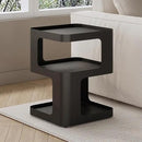 Modern Side Table, Metal Bedside Table Living Room, 3 Tier end Tables with Storage,Nightstand for Small Spaces, Living Room, Bedroom, Sturdy, No Assembly Required by CozyNest Decor