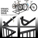 Commercial Floor Bike Rack Stand-10 Bike Rack,Dual Slot Size and Dual-Side Design,Premium Steel, Superior Stability, Suitable for Various Locations,Black by GreenHaven Gardens
