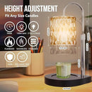 GEEZO Fragrance Candle Warmer Lamp，Electric Candle Warmer with Timer & Dimmer，Mom Christmas Birthday Gifts for Women, House Warming Gifts New Home Bedroom Decor by CozyNest Decor