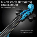 Beginner Violin 4/4, Full Size Violin for Adults, Teens, Student, Acoustic Fiddle Kit with Hard Case, Bow, Rosin, Bridge, Learners Age 12+ (Sky Blue) by TinyTreasures Baby Boutique