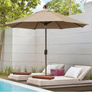 EliteShade USA 10-Year-Non-Fading 10Ft Market Umbrella Patio Umbrella Outdoor Table Umbrella with Ventilation, Heather Beige by GreenHaven Gardens