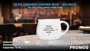 Custom Glazed Campfire Coffee Mugs 12 oz. Set of 100, Personalized Bulk Pack - Perfect for Coffee, Tea, Espresso, Hot Cocoa, Other Beverages - White by CozyNest Decor