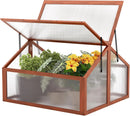 Giantex Garden Portable Wooden Cold Frame Greenhouse Raised Flower Planter Protection (35.4"X31.3"X23.0") by GreenHaven Gardens