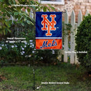 WinCraft New York Mets Garden Flag with Stand Holder by GreenHaven Gardens