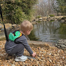 3 in 1 Toddler Harness Leash + Baby Anti Lost Wrist Link, Accmor Cute Dinosaur Child Safety Harness Tether, Kids Walking Wristband Assistant Strap Belt for Parent Boys Outdoor Activity (Black) by TinyTreasures Baby Boutique