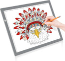 LitEnergy A3 LED Copy Board Light Tracing Box, Ultra-Thin Adjustable USB Power Artcraft LED Trace Light Pad for Tattoo Drawing, Streaming, Sketching, Animation, Stenciling (Silver) by TinyTreasures Baby Boutique