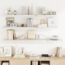 55 Inch Floating Shelves, 55"x9.25"x1.5" Inch Deep Floating Shelves for Wall, Wooden Shelves for Bathroom, Bedroom, Living Room, Cream White Oak by CozyNest Decor