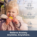Chewy Necklace Sensory Aid for Kids, Ideal Teething Toy Made from Soft, Smooth, Food-Grade Silicone for Relief and Stimulation. Provides Comfort and Gentle Support for Children. by TinyTreasures Baby Boutique