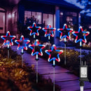 Brightown Red White and Blue Lights, 4th of July Decorations Outdoor, 8 Large Neon Star Pathway Lights Plug in, Patriotic Decorations Fourth of July Decor for Independence Day Garden Yard Outside by GreenHaven Gardens