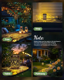 Solar Lanterns Outdoor Hanging Waterproof,2Pack Hummingbird Garden Decor Gifts for Women Mom, Solar Lights Metal Fall Decoration Outside for Yard, Patio,Garden,Backyard,Porch by GreenHaven Gardens