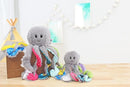 Mini Sensory Octopus Plush Toy, Travel-Size Fidget Plush for Special Needs and Sensory Fun by TinyTreasures Baby Boutique