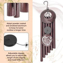 45inch Personalized Wind Chimes, Metal Memorial Wind Chimes, Heart Butterfly Wind Chime for Loss of Loved Dad/Mom, Sympathy Memorial Gifts Wind Chime Deep Tone Outdoor Decorations by CozyNest Decor
