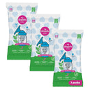 Dapple Baby Breast Pump Wipes, Powered by Plants, Hypoallergenic, Removes Milk Residue, No Rinse, Fragrance Free, 25 Count (Pack of 3) by TinyTreasures Baby Boutique