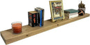 joelsantiques 72 Inch Wooden Floating Shelves for Wall - 72x6x2 in - Made of Natural Wood - Short Heavy Duty Rustic Wall Shelves for Bedroom - Perfect for Bathroom, Kitchen - Beige by CozyNest Decor