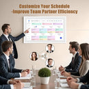 Smart Digital Calendar: 21.5-Inch Electronic Wall Calendars & Chore Chart, Full HD Interactive Touchscreen Display for Family Schedules Planner,Seamless Scheduling/Organizing-Wall/Desk Mountable by TinyTreasures Baby Boutique