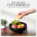 Concrete Fruit Bowl – Large Decorative Pedestal Bowl for Kitchen Counter, Entryway, or Coffee Table – Modern Catch – All Key Bowl – Heavyweight Centerpiece for Home Decor (Concrete) by CozyNest Decor