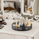 Ovicar Lazy Susan Turntable Organizer - 13 inch Rotating Spice Rack Metal Lazy Susan for Cabinet Pantry Kitchen Countertop Dining Table Cupboard Bathroom Vanity Refrigerator Black by CozyNest Decor