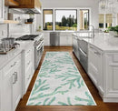 Keen Home Design Terrace Outdoor Runner Rug - 2x6 Washable Indoor/Outdoor Rug for Patio, Kitchen, Balcony, Beach, Garden, Deck and Porch, Size: 2'2"x5'7" by CozyNest Decor