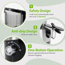 Aeitto Cold Press Juicer, Juicer Machines with 4.9" Large Feed Chute, Fits Whole Vegetables and Fruits, Professional Juice Maker, Easy to Clean, High Juice Yield, Easy to Assemble,Black by CozyNest Decor