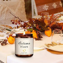 Auelife Fall Candle, Autumn Wreath Scented Soy Candles for Home, Aromatherapy Candle Gift Set for Women & Men, Cozy Fall Décor, 7oz – Perfect for Autumn Relaxation and Home Ambiance by CozyNest Decor