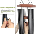 Wind Chimes for Outside Large Deep Tone, 44 Inch Black Memorial Windchimes, Outdoor Wind Chimes Gifts for Housewarming, Mother's Day, Christmas, Patio Garden Yard Decoration by CozyNest Decor