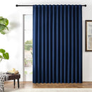 Joydeco Custom Blackout Curtains for Bedroom, 1 Panel Room Darkening Curtains & Drapes for Living Room Window Rod Pocket Back Tab (Custom Size,Navy Blue) by TinyTreasures Baby Boutique