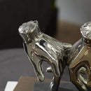 Deco 79 Polystone Hands Decorative Sculpture Home Decor Statue, Accent Figurine 7" x 4" x 8", Silver by CozyNest Decor