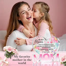 Mothers Day Gifts Best Mom Gifts -Gifts for Mom from Daughter Son - Best Mom Ever Gifts Unique Mother Birthday Acrylic Heart-Shaped Plaque Desk Decorations Present for Mom Christmas Anniversary by CozyNest Decor