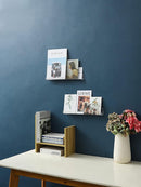 IEEK 6 PCS Acrylic Invisible Floating Bookshelf for Kids Room,15 inch Modern Picture Ledge Display Toy Storage Wall Shelf Vinyl Record Shelf U Shelves Storage Rack by TinyTreasures Baby Boutique