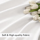 MIULEE Pure White Back Tab Blackout Curtains 102 Inch Long 2 Panels Set for Bedroom, Rod Pocket/Pinch Pleated Thermal Insulated Living Room Darkening Light Blocking Floor to Ceiling Drapes by TinyTreasures Baby Boutique