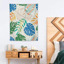ICMOLYYENLO Tropical Green Plant Tapestry, Green Palm Leaves Natural Landscape Print Wall Tapestry for Bedroom Living Room Dormitory 40x60 Inch by CozyNest Decor
