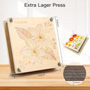 Extra Large Flower Press Kit 10.8 x10.8 inches with Storage Bag, DIY Arts and Craft Kit 10 -Layers, Ideal Gift for Flower & Plant Lovers by TinyTreasures Baby Boutique