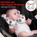 KAKIBLIN Baby Travel Pillow for Head and Neck, Upgraded Baby Support Pillow, Baby Neck Pillows for Car Seat,Pushchair,Travel,(Cross) by TinyTreasures Baby Boutique