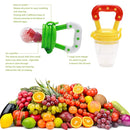 WAJIAYON Food Feeder for Baby, Fruit Feeder Pacifier (3 Pcs) with 6 Different Sized Silicone Pacifiers,Silicone Baby Food Dispensing Spoon 90ML with Babies Spoons,Pacifier Clip Babies Feeding Set by TinyTreasures Baby Boutique