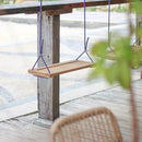 Teak Wooden Swing, Outdoor Wood Tree Swing Seat for Kids or Adults for Backyard Columpio, Height Adjustable (19.8x9inch) by GreenHaven Gardens
