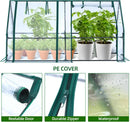 Ohuhu Portable Mini Greenhouse, 71"x36"x36" Greenhouses for Outdoors with Dual Large Zipper Doors & Ground Stakes, Waterproof & UV Protected Plastic Green House for Outside Garden Patio Transparent by GreenHaven Gardens
