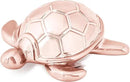 Small Sea Turtle Statue 4 inch Shiny Rose Gold Accent Knick Knacks Paperweight for Bathroom Home Office Shelf Desk Table Decor, Cute Sea Turtle Gifts for Women by CozyNest Decor