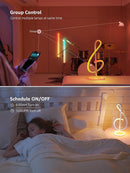 Lepro TB2 AI Smart Table Lamp, RGB+IC Addressable LED Lamp Alexa Google Enable, APP Control Color Changing Modern Spiral Lamp No Remote, Music Sync, AI Generated Lighting LLM,2.4 GHz WiFi/Bluetooth by TinyTreasures Baby Boutique