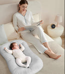 Baby Lounger for Newborn 0-18 Months, Bionic Design Infant Floor Seats & Loungers for Home and Travel, Soft Organic Cotton Baby Lounger, Newborn Babies Shower Gifts by TinyTreasures Baby Boutique