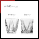 Luxurious Bar Gift Set - 2 Whiskey Glasses + 10 Bullets