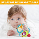 KiddoLab Musical Caesar Teething Toy for 3 Months and Up - Baby Teether, Rattle & Musical Toy with Lights & Fun Sound Effects - Baby Hanging Toy Easily Fits to Crib, Stroller and Car Seats by TinyTreasures Baby Boutique