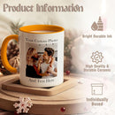 Custom Photo & Text Mug Add Personalized Text, Upload Your Image Personalized 11.5oz Mug Choose From Various Designs The Suitable Gift for Parents (C02 TEXT & PHOTO) by TinyTreasures Baby Boutique