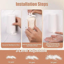 Bar Soap Dispenser & Grinder - Wall-Mounted Hygienic Soap Shaver with One-Touch Operation, No Drilling Easy Install for Bathroom/Kitchen (White, NO SOAP) - Perfect for Handmade Soap & Skincare by CozyNest Decor